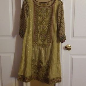 Lime light 3 piece lawn suit.full embroidery.